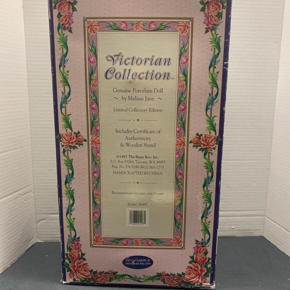 Victorian Collection Limited Edition Genius Porcelain Doll by Melissa Jane - Picture 7 of 12